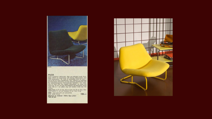 fauteuil SOTENÄS - ikea nouvelle collection meubles années 70