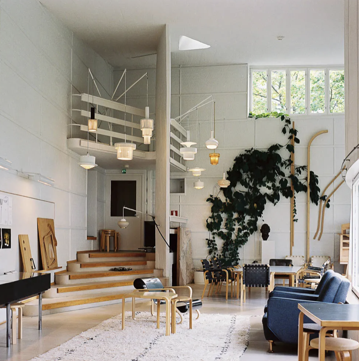 Le studio d'architecture du couple Aalto